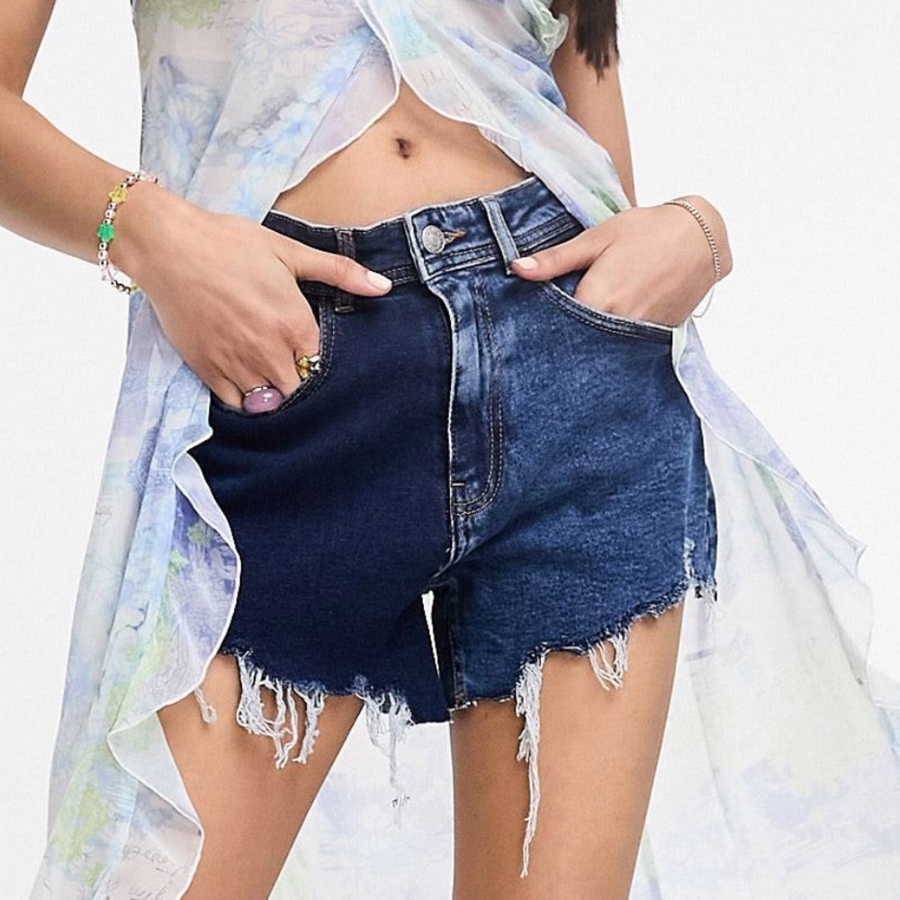 Noisy may two tone denim